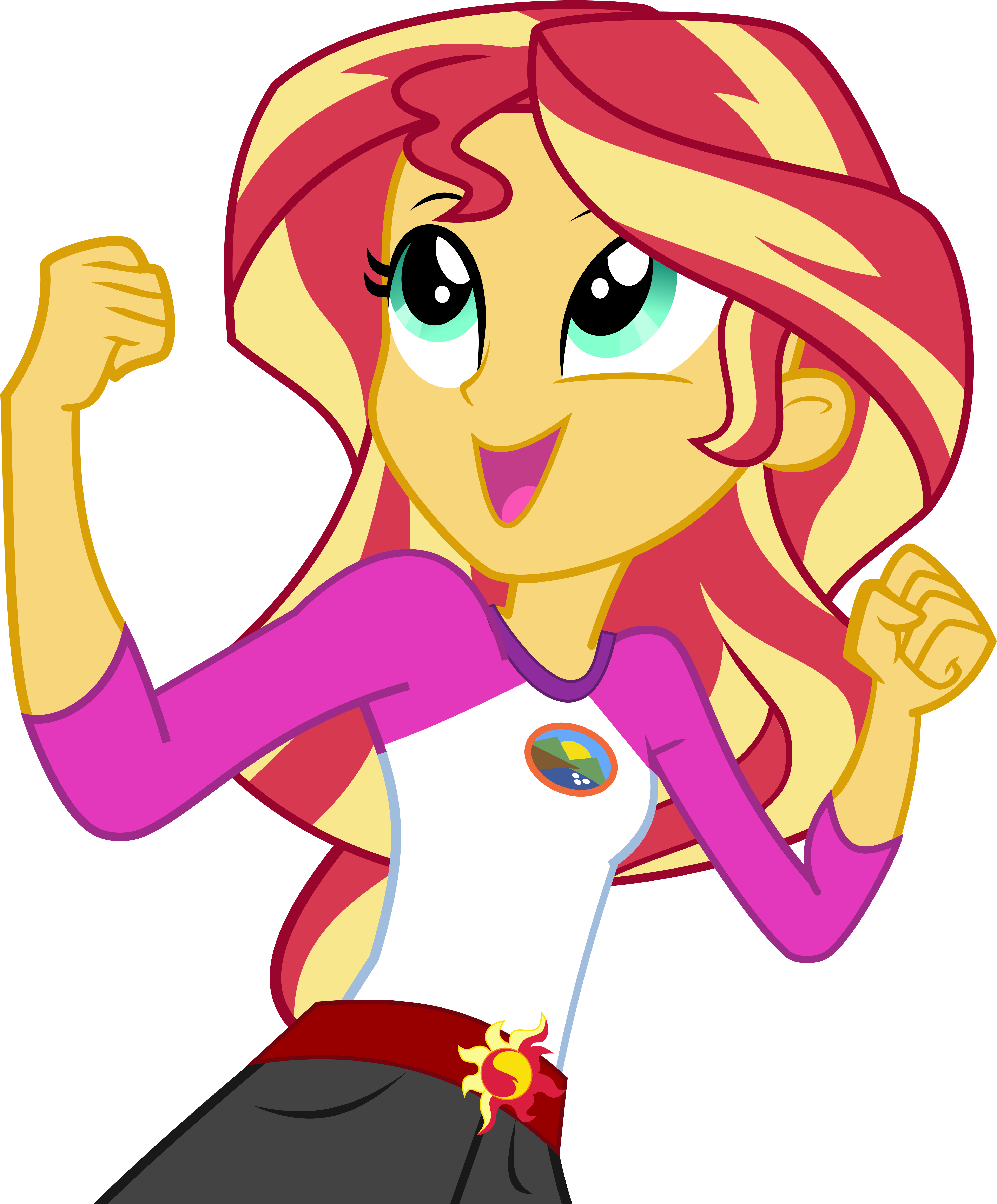 Absurd Res, Artist - Legend Of Everfree Sunset Shimmer Singing (5165x6346)