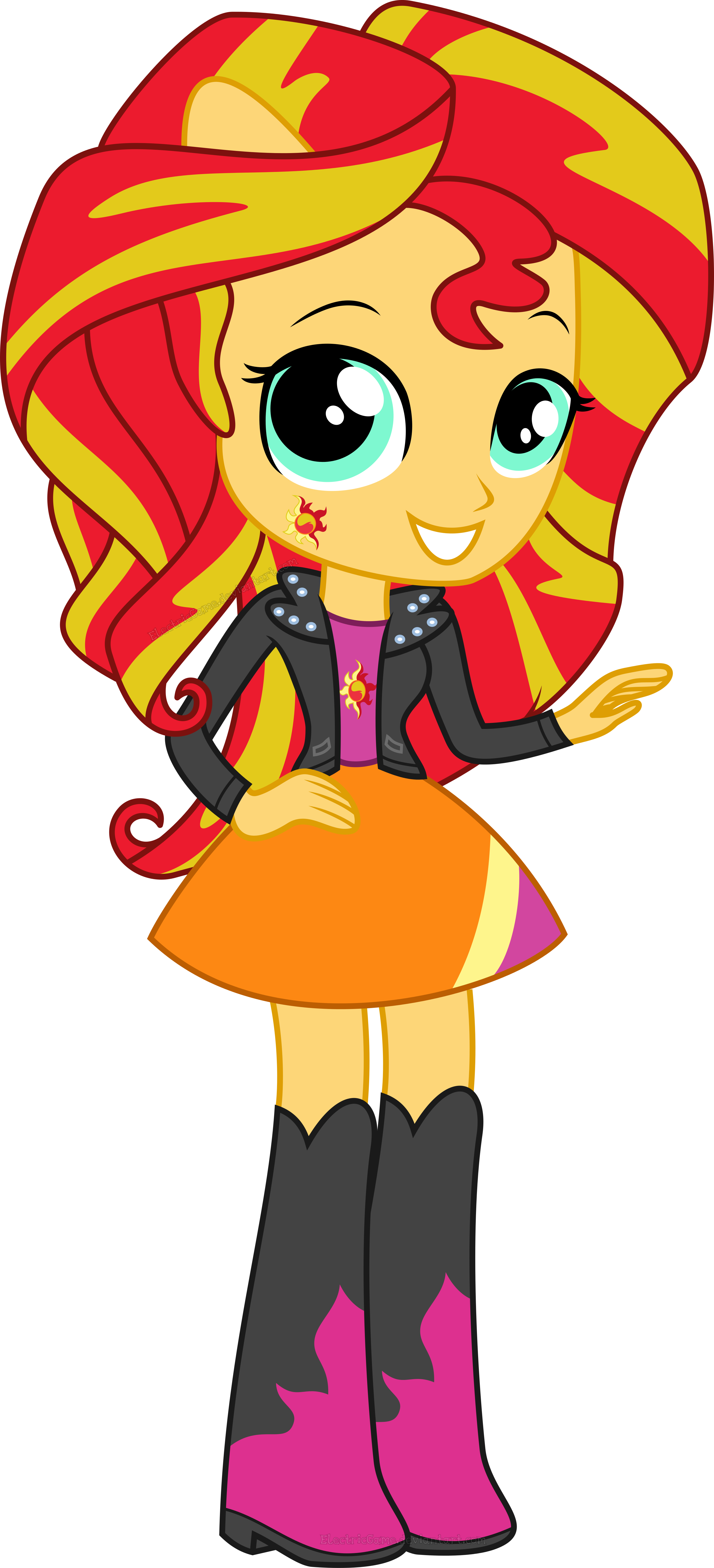 My Little Pony Equestria Girls Minis Sunset Shimmer - My Little Pony Equestria Girls Minis Sunset Shimmer (3000x6586)