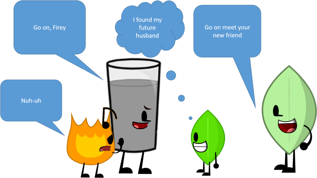 First Meeting Leafy By Darksthehedgehog - Leafy X Firey Comic (1024x567)