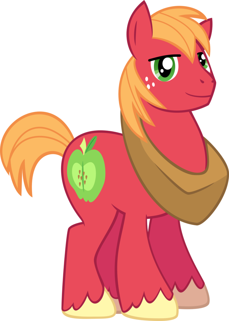 Shnakes, Big Macintosh, Earth Pony, Male, Pony, Safe, - Cartoon (731x1024)