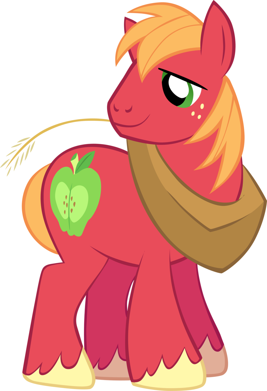 Big Mcintosh Applejack Twilight Sparkle Fluttershy - My Little Pony Name Big Mack (900x1319)