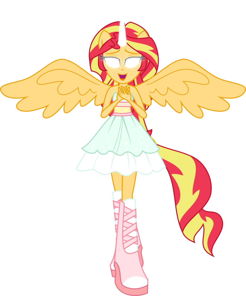 Sunset Knows The Magic Of Friendship By Orin331 - Mlp Sunset Shimmer Alicorn (816x980)