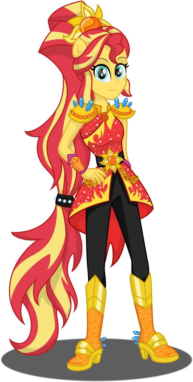 [legend Of Everfree] Sunset Shimmer - Cartoon (1024x1654)