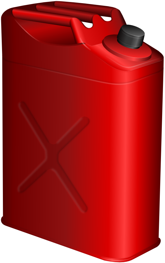 Onlinelabels Clip Art - Gas Can (621x1000)