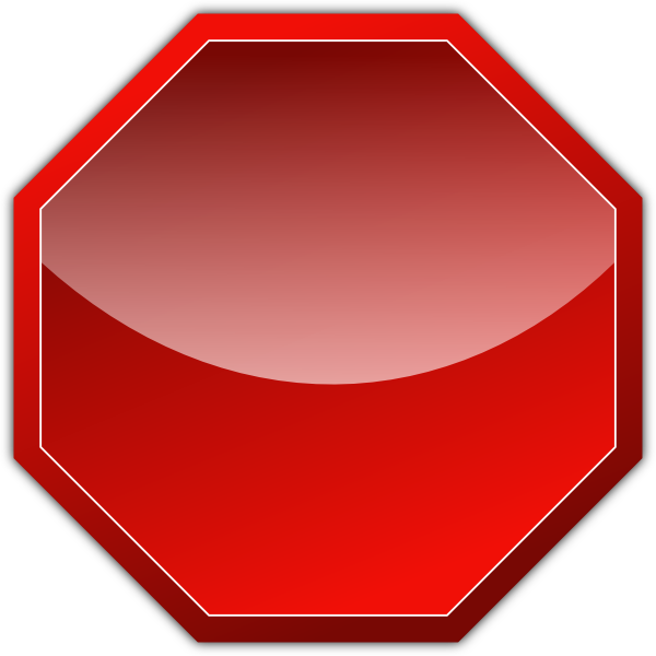 Stop Sign Clip Art At Vector Clip Art - Free Vector Stop Sign (600x600)