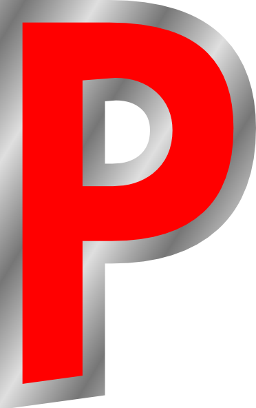 Clipart Of P - P Clipart (372x592)