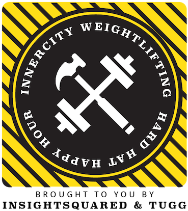 Hard Hat Happy Hour At Innercity Weightlifting's New - Emblem (400x444)