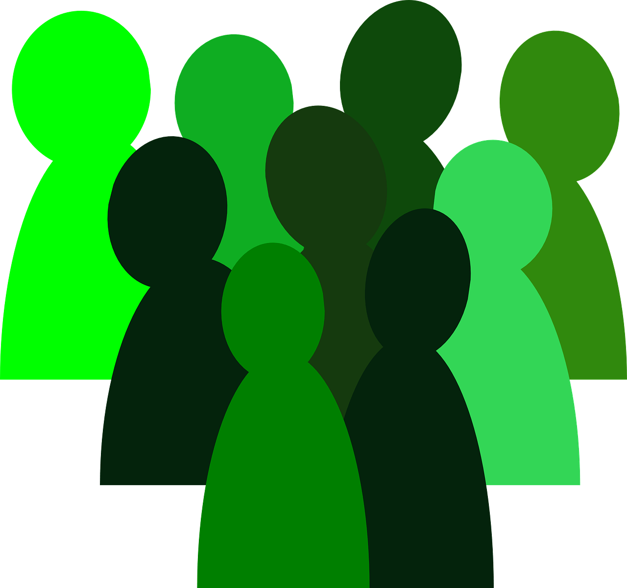 Annual Congregational Meeting - Green People Png (1280x1200)