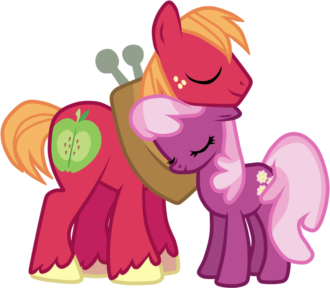 Luuandherdraws, Big Macintosh, Cheerilee, Cheerimac, - Big Mcintosh My Little Pony Friendship Cute 40x30 Framed (1280x992)