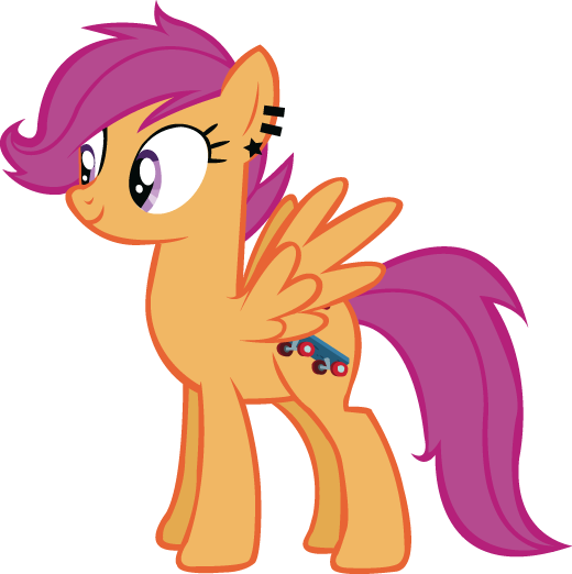 My Little Pony Friendship Is Magic Wallpaper Probably - My Little Pony Scootaloo (520x522)