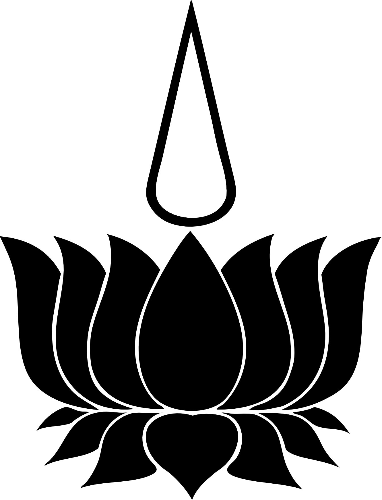 28 Collection Of Lotus Flower Images Clipart - Lotus Images Clip Art (1331x1741)