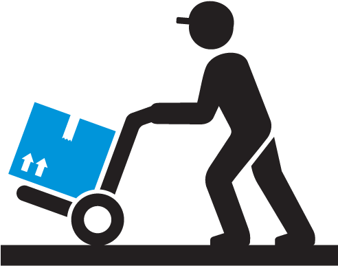 Logistics Management Icon - Last Mile Delivery Clipart (500x500)