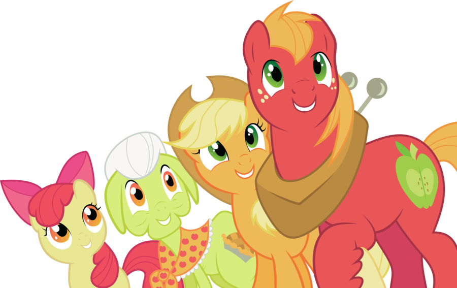 My Little Pony Applejack Family (900x567)