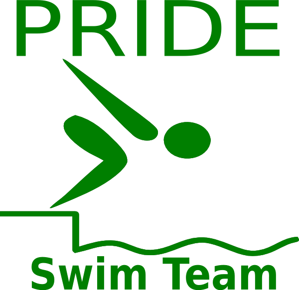 Pride Swim Team Clip Art - Swimming Pictogram (600x583)