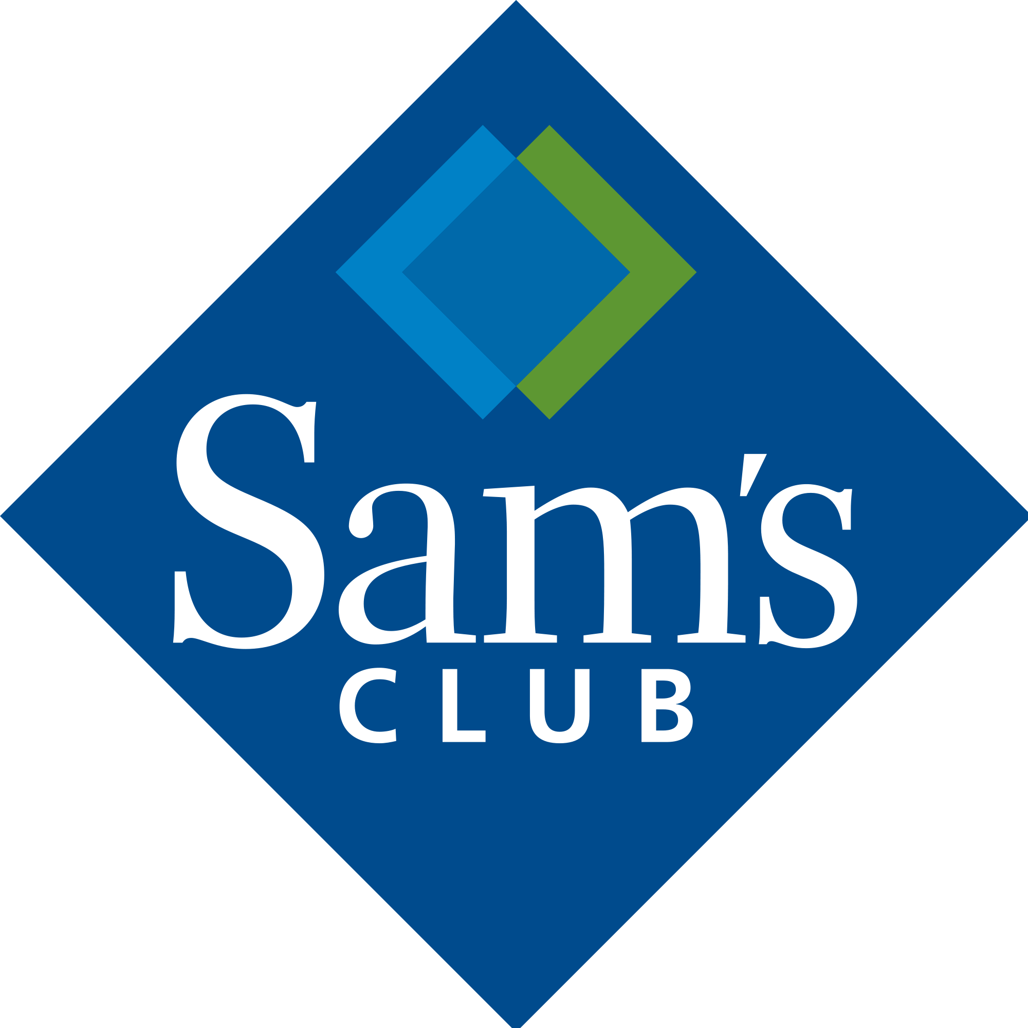 Sam's Club Is An American Chain Of Membership Only - Sam's Club Logo Png (2000x2000)