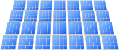 Panels Clipart Solar Cell - Solar Panels No Background (500x350)