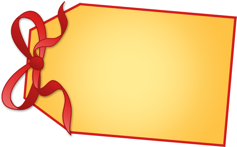 Lil' Shopper's Shoppe In-school Holiday Gift Store - Christmas Tag Blank Png (800x512)