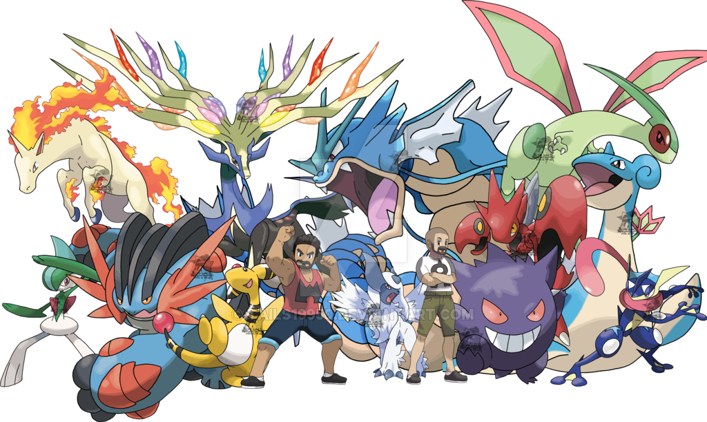 Chango And Roder's Pokemon Teams By Tails19950 - Pokemon Team Commissions (1024x611)