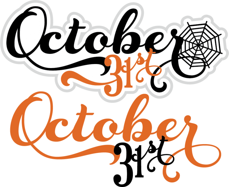 October Clipart Free - October 31 Clip Art (800x654)