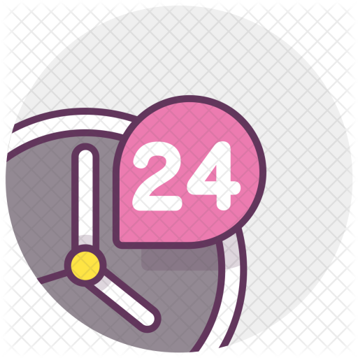 Time, Delivery, Shop, Order, Payment, Manage, 24, Hour - Delivery Within An Hour Png (512x512)