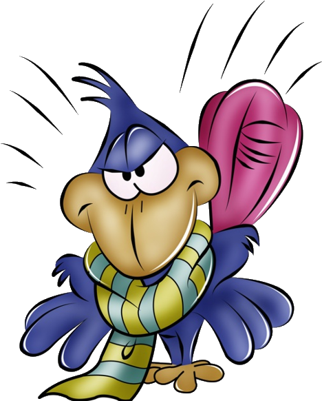 Funny Cartoon Bird Images - Portable Network Graphics (600x600)