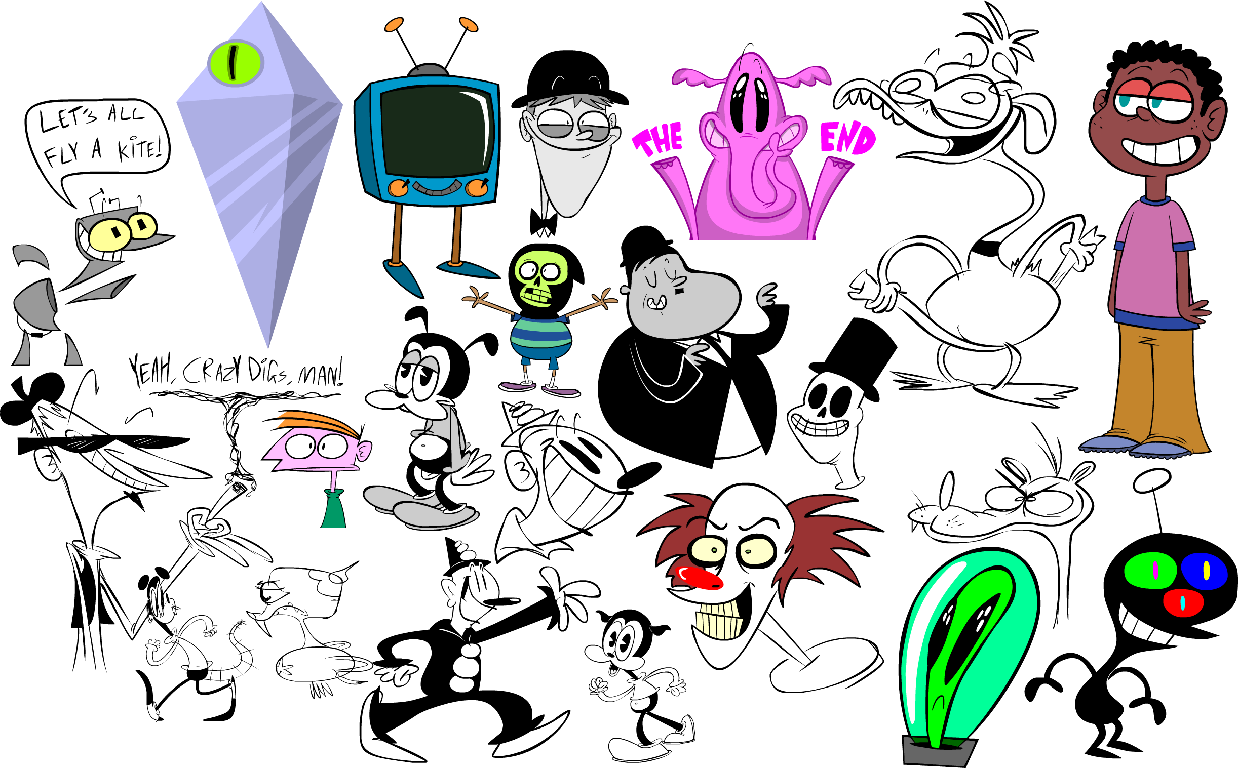 Doodles N Shit October 2012 By Moon Manunit - Doodle (2444x1517)