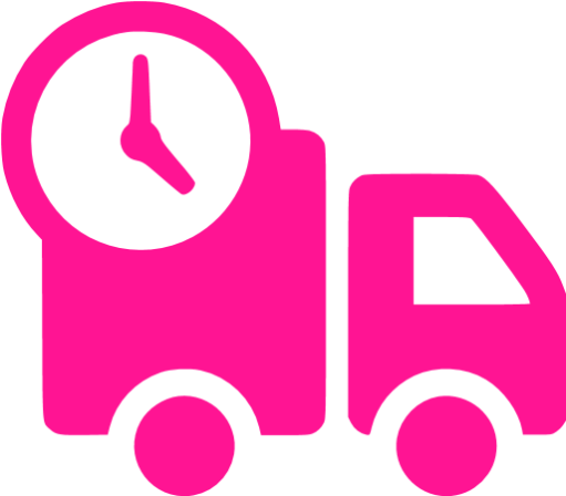 Deep Pink Delivery Icon - Delivery Icon Pink (512x512)