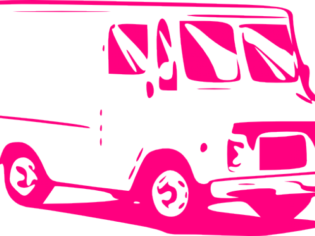 Delivery Clipart Pink Truck - Netany 2pcs Adhesive Magnetic Sheets 8 X 10 20 Mil (640x480)