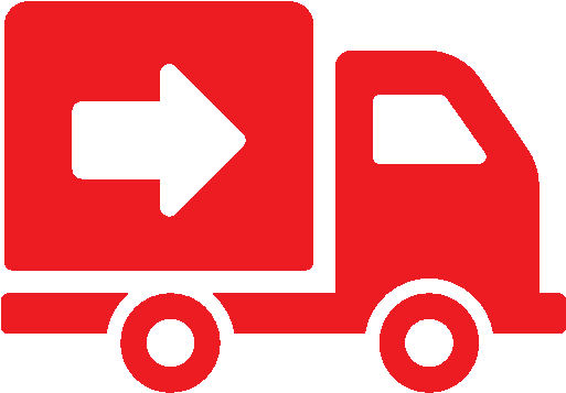 Timeline 14 Years Of Delivery - Delivery Icon Png Red (512x512)