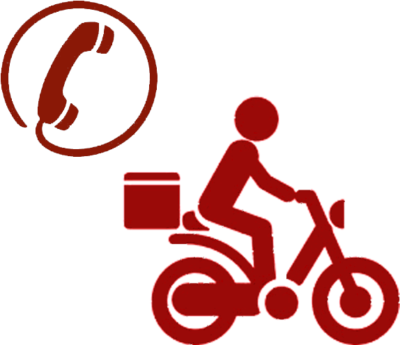 Quesadilla Restaurant Pizza Delivery Mexican Cuisine - Moto Delivery Man Png (597x537)