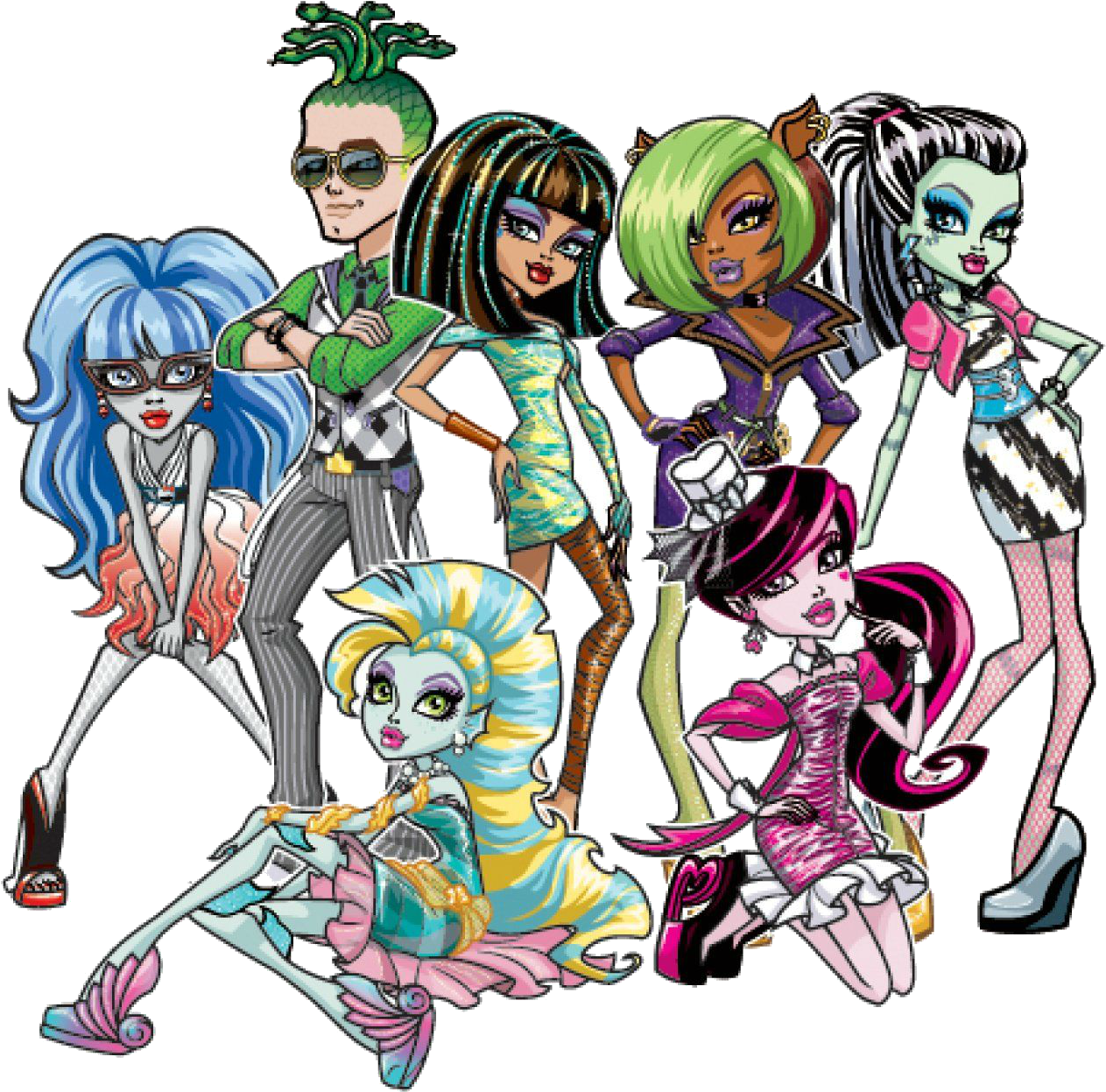 Monster High Dawn Of The Dance Illustration - Monster High Dawn Of The Dance Illustration (1334x1314)