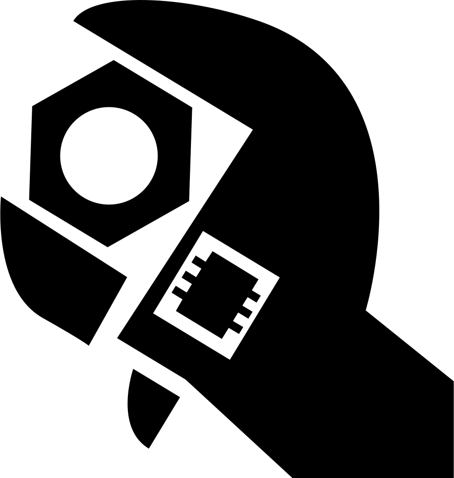 Wrench With Adjusting System For Different Nuts Sizes - Llave Y Tuerca Dibujo (930x980)