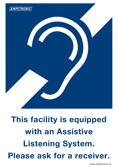 Assistive Listening Sign - Directory Of Organisations For The Deaf & Hard (800x800)