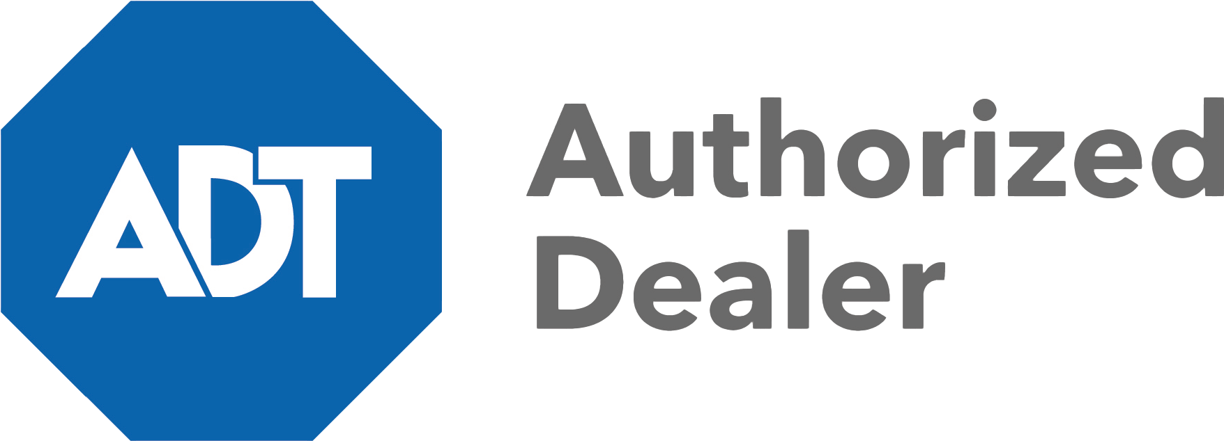 Home Security - Adt Authorized Dealer Logo (2116x753)
