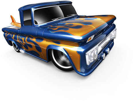 Hot Wheels Diecast Cars And Trucks - Camioneta Hot Wheels Png (627x396)