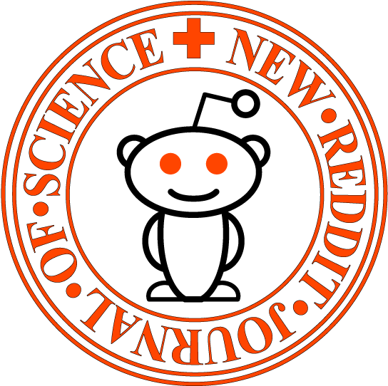 Logo Of Reddit Science - Logo Con Un Robot (563x563)