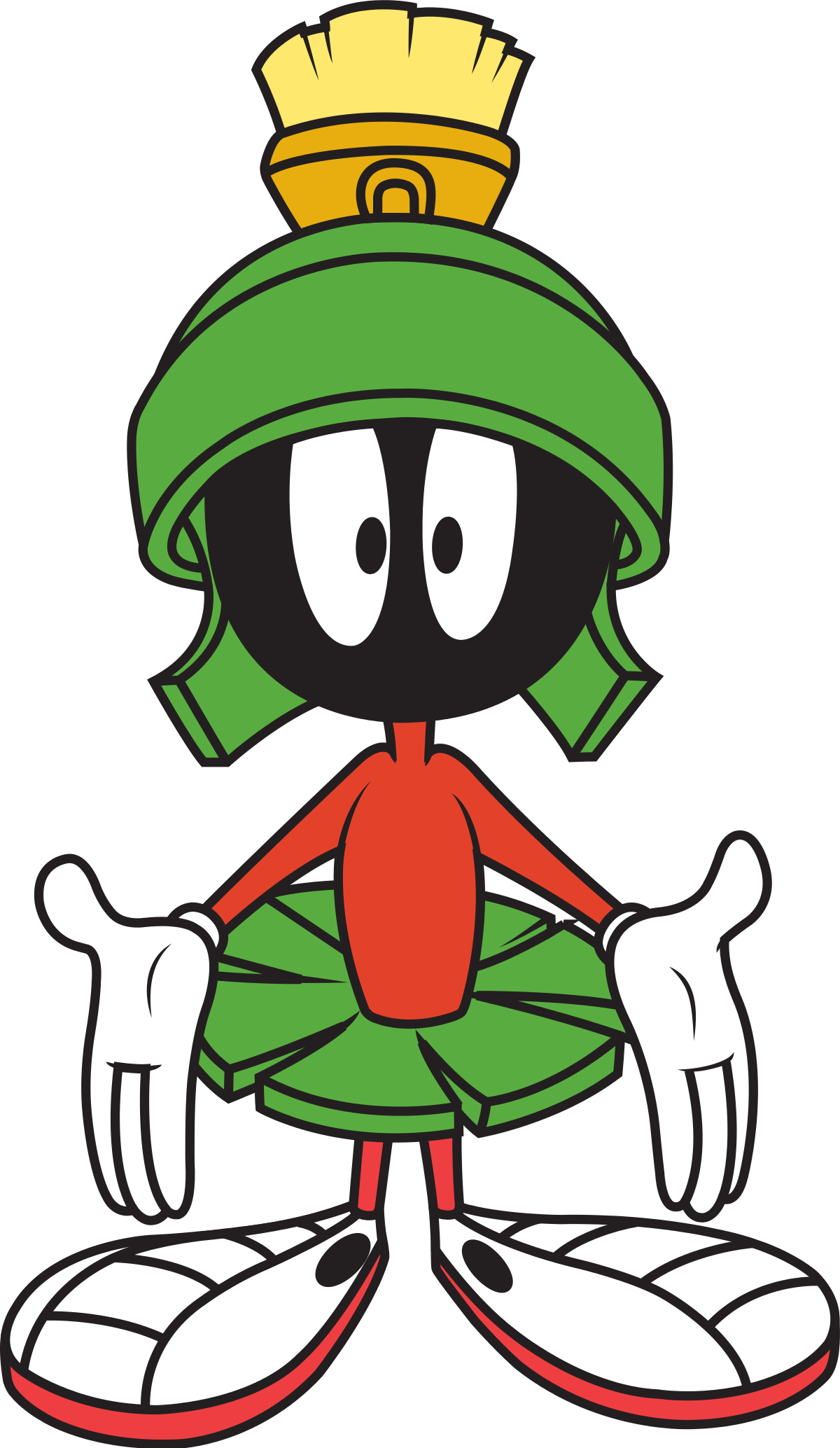 Image Result For 70's Cartoon Graphics - Martian From Looney Tunes (1200x2068)