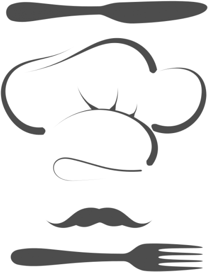 Gallery Of Royalty Free Clip Art Vector Logo Of A Black - Logo Design For Restaurant (999x999)