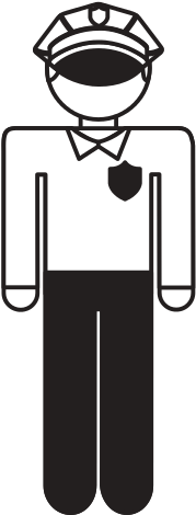 Police Officer Illustration - Cartoon (550x550)
