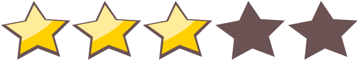 Out Of - 3 Out Of 5 Star Rating (752x182)