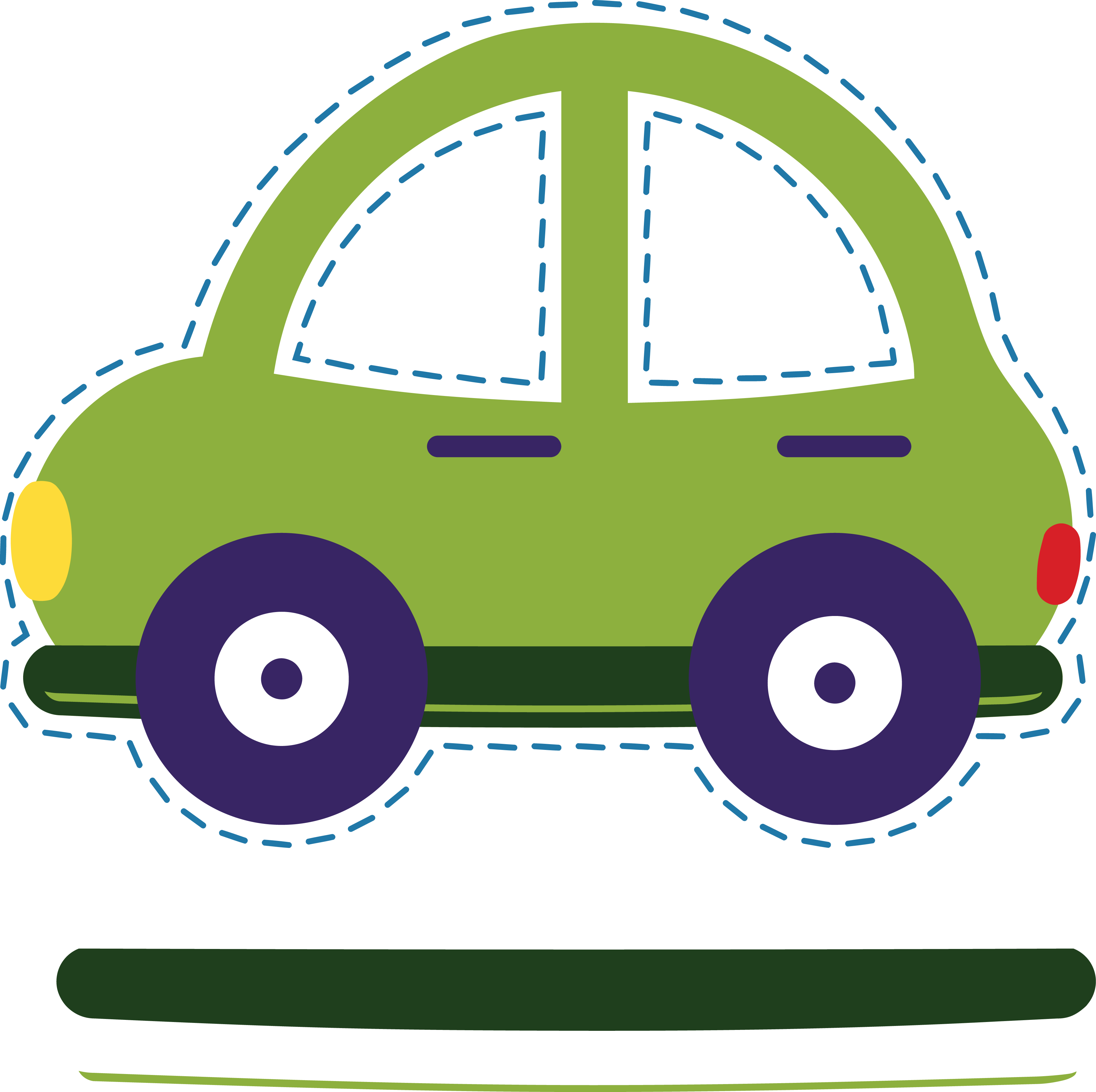 Car - Cars Cute Clipart (3600x3588)
