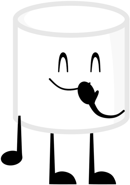 Marshmallow Drawing Cartoon - Transparent Cartoon Marshmallow (840x952)