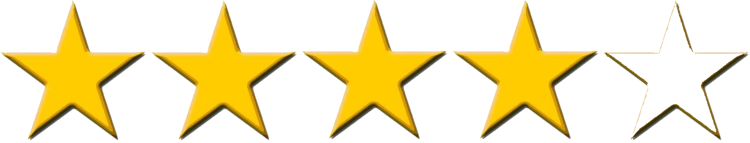 4 Stars - Four Out Of Five Stars (1530x292)