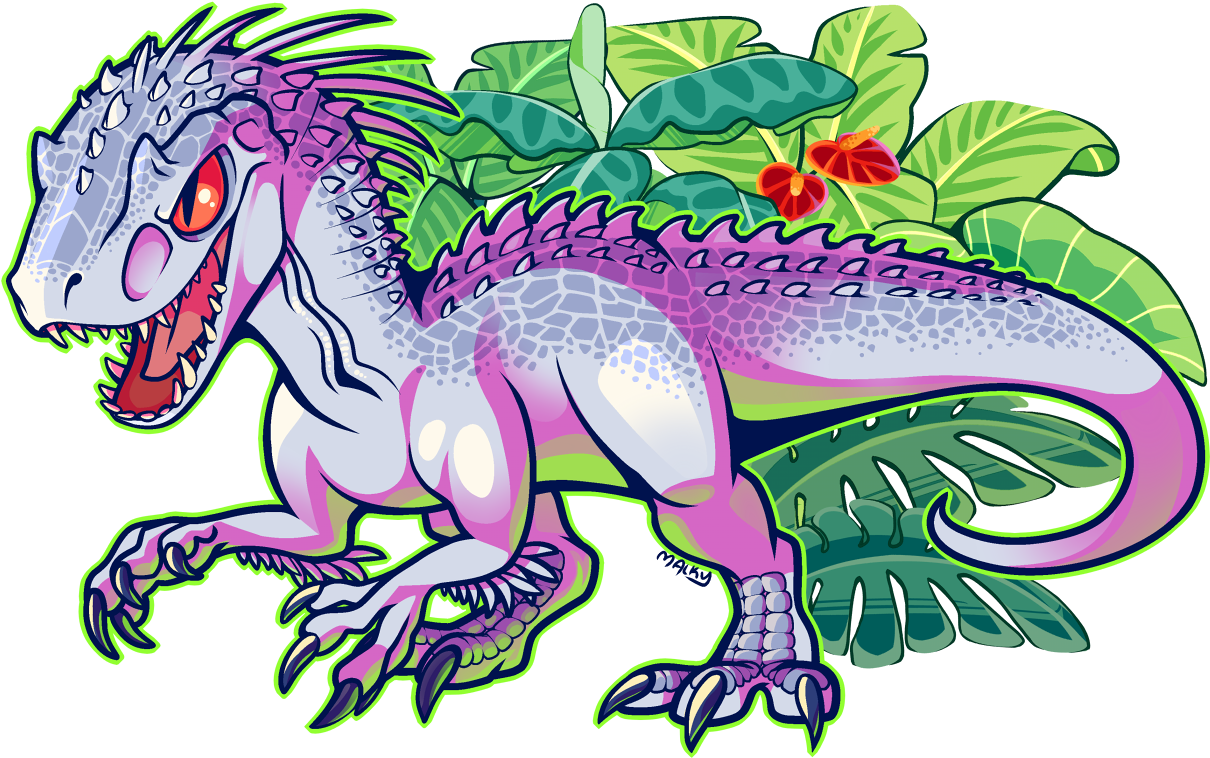 Cartoon Indominus Rex Jurassic World "meet The New - Jurassic World Dinosaur Sex (1273x795)