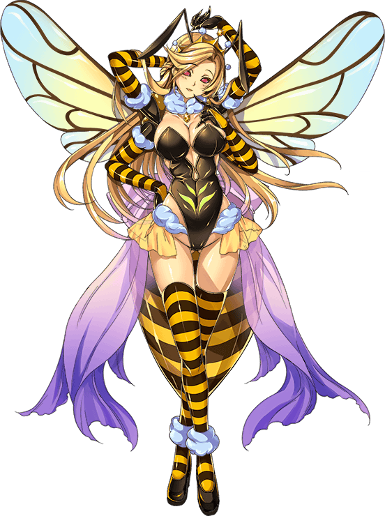 3 Deviants Said Queen Bee - Queen Bee Monster Girl (552x740)