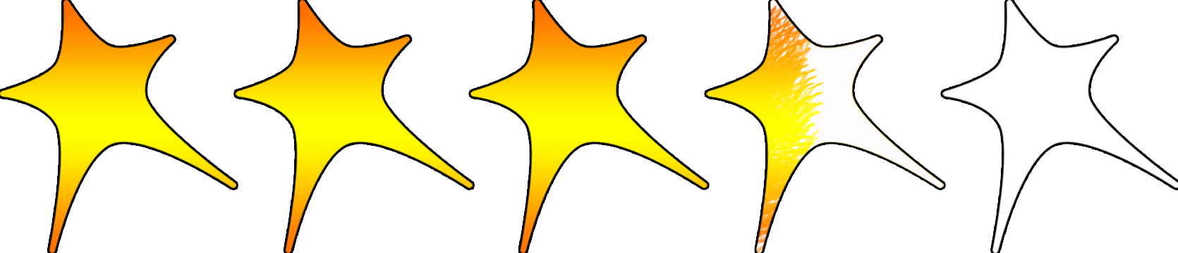 3 - 5 Stars - Star (1670x359)