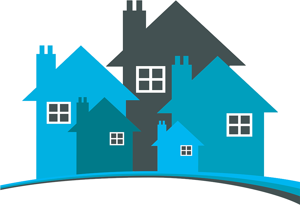 Single Family Homes Clip Art (1000x698)