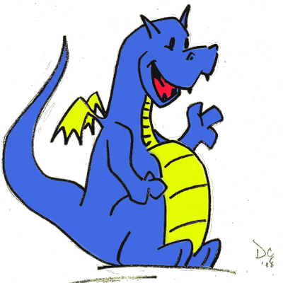 Bp Dragons Pto - Cartoon (400x400)