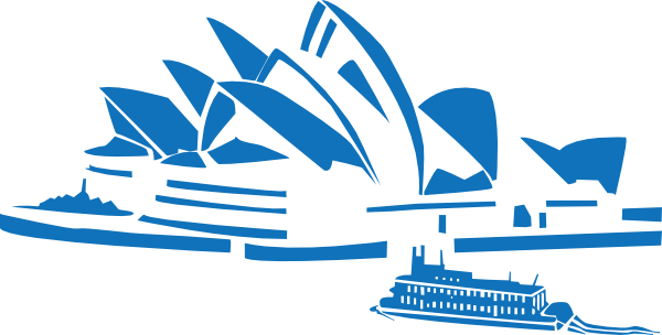 Australia Clipart Australia Opera House Clipart - Sydney Opera House Mug (600x304)