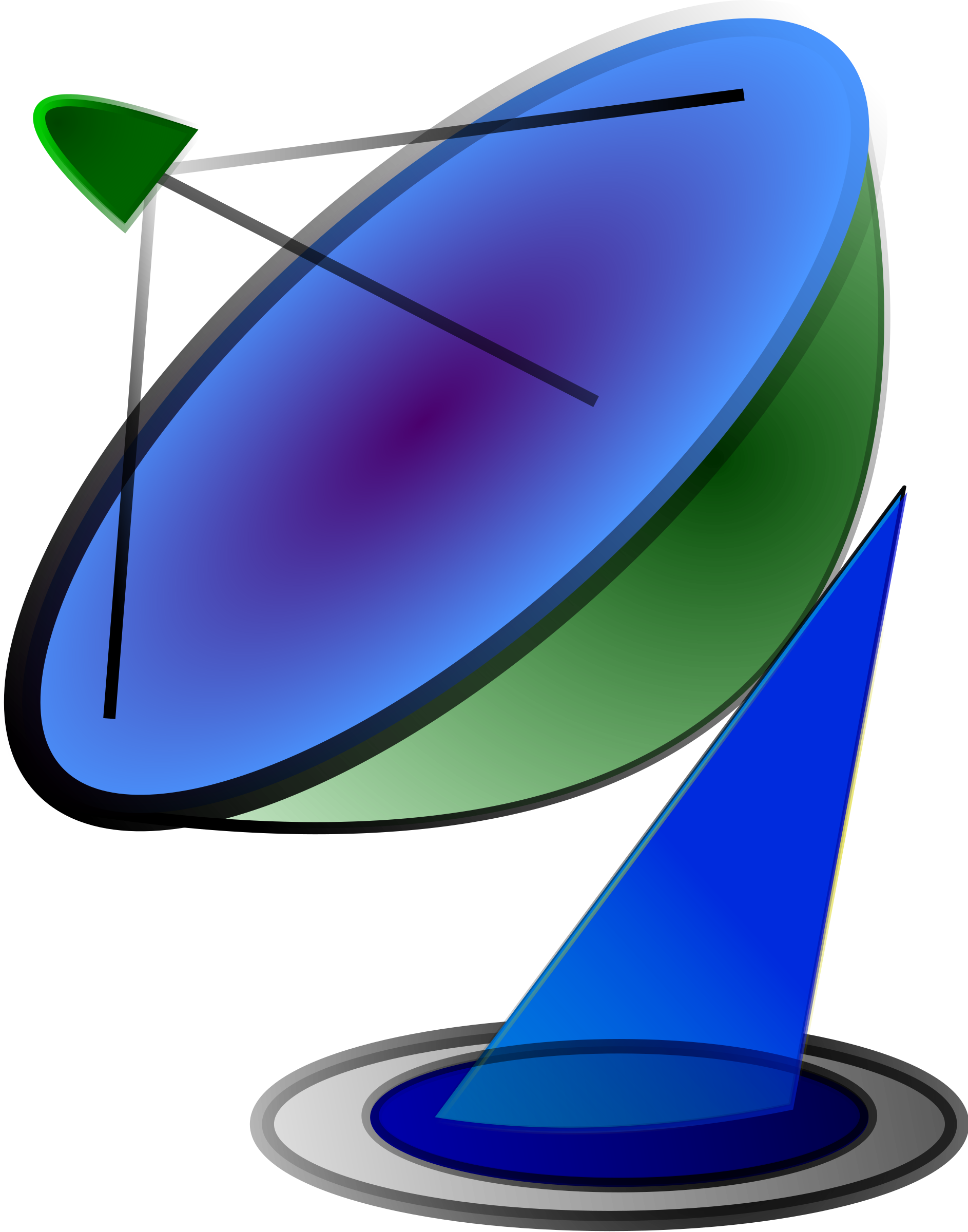 Satellite Dish Clipart By Anonymous - Satellite Dish Icon (1886x2400)